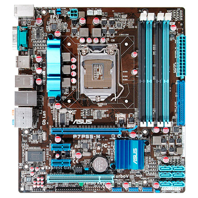 материнская плата ASUS P7P55-M