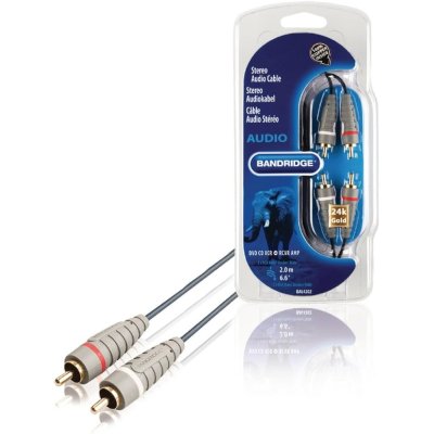 Bandridge 2x RCA "папа" 2м
