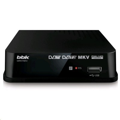 ТВ-тюнер BBK SMP017HDT2 Black