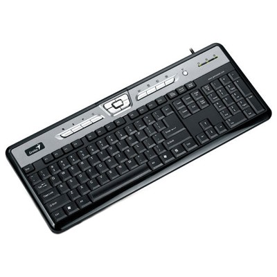 клавиатура Genius SlimStar 311 PS/2 Black