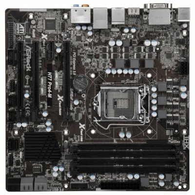 материнская плата ASRock H77 Pro4 M
