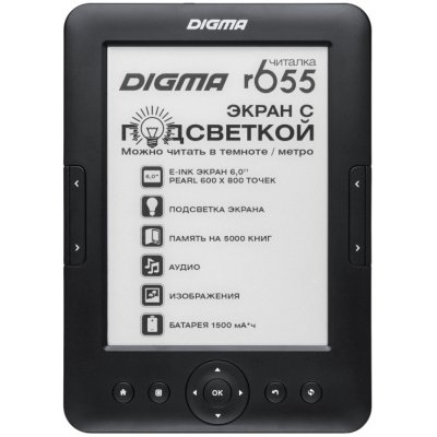 электронная книга Digma R655 Black 4GB