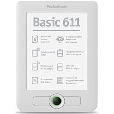 электронная книга PocketBook 611 White