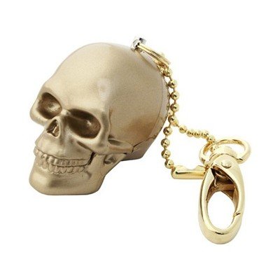 флешка Jet.A 2GB USB Flash Drive Skull Gold
