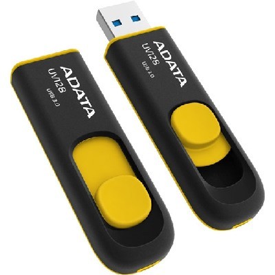 флешка A-Data 8GB UV128 Black-Yellow