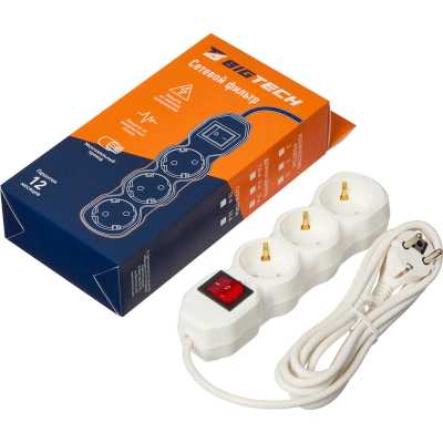 сетевой фильтр BigTech ST316-3-W