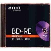 Диск Blu-Ray TDK BD-RE 2x 25 GB Jewel