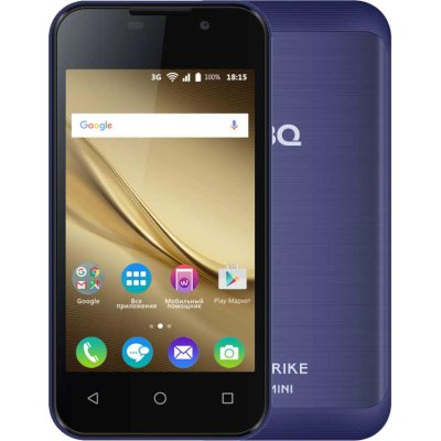 смартфон BQ 4072 Strike Mini Dark Blue