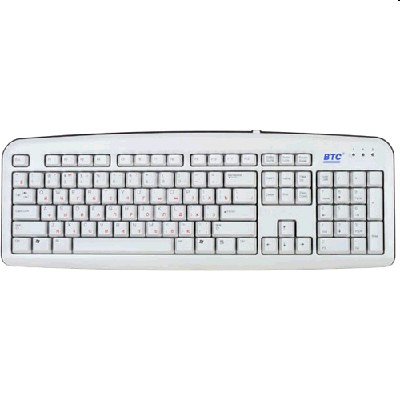 клавиатура BTC 5211A White