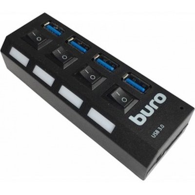разветвитель USB Buro BU-HUB4-U3.0-L