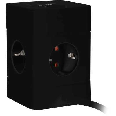 Сетевой удлинитель Buro BU-PTE4.1UC-B