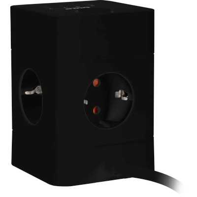 Сетевой удлинитель Buro BU-PTE4.1UC-PLUS-B