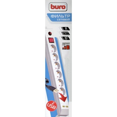 сетевой фильтр Buro BU-SP1.8 White
