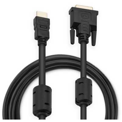 Кабель Buro HDMI-19M-DVI-D-1.8M