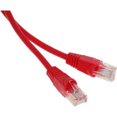 патч-корд Buro UTP-5E-0.5M-R