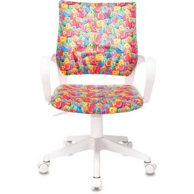 кресло детское Бюрократ BUROKIDS 1 W-ALPHAB