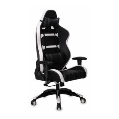 игровое кресло Бюрократ CH-772-BLACK+WH