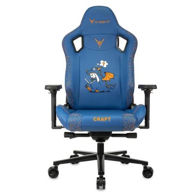 Игровое кресло Бюрократ Knight Craft Dragon Blue