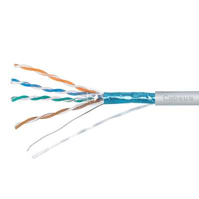 Витая пара Cabeus FTP-4P-CAT.5E-SOLID-LSLTX-GY