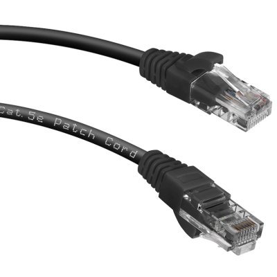 Патч-корд Cabeus PC-UTP-RJ45-CAT.5E-0.15M-BK