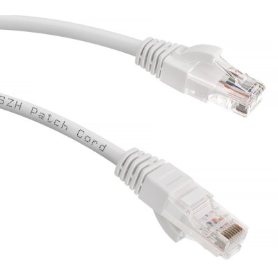 патч-корд Cabeus PC-UTP-RJ45-Cat.5e-0.3m-WH-LSZH