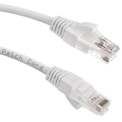Патч-корд Cabeus PC-UTP-RJ45-CAT.5E-0.3M-WH