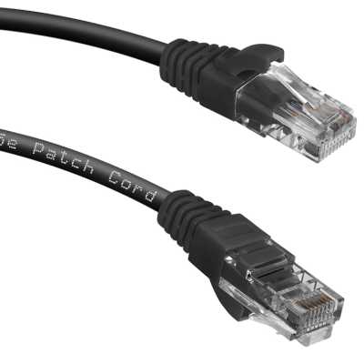 Патч-корд Cabeus PC-UTP-RJ45-CAT.5E-1.5M-BK
