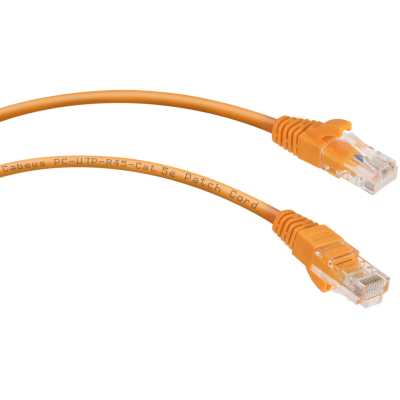 Cabeus PC-UTP-RJ45-Cat.5e-1m-OR
