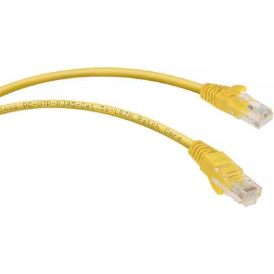 Патч-корд Cabeus PC-UTP-RJ45-Cat.5e-2m-YL-LSZH