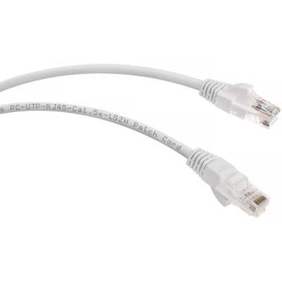 патч-корд Cabeus PC-UTP-RJ45-Cat.6-3m-WH-LSZH