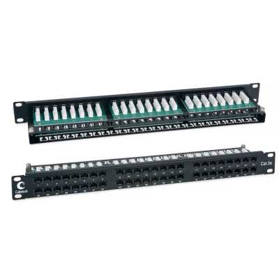 патч-панель Cabeus PLHD-48-CAT.5E-DUAL