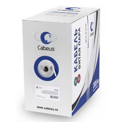Cabeus UTP-4P-Cat.5e-SOLID-GY