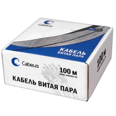 витая пара Cabeus UTP-4P-CAT.5E-SOLID-LSZH-100