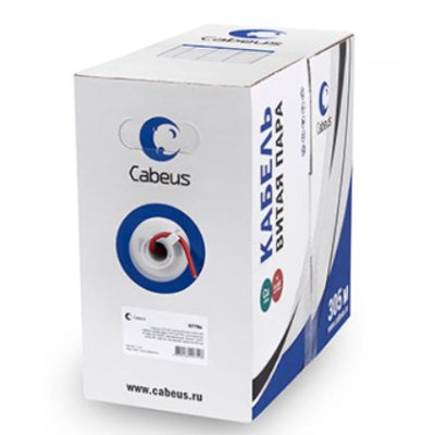 Витая пара Cabeus UTP-4P-Cat.5e-SOLID-LSZH-RD