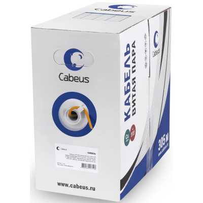 Витая пара Cabeus UTP-4P-CAT.5E-SOLID-OR