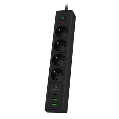 Сетевой фильтр Cablexpert Exnovo EXN-4-CU2-B-2