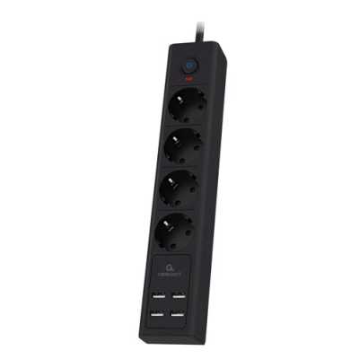 Сетевой фильтр Cablexpert Exnovo EXN-4-U4-B-2
