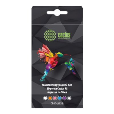 пластик для 3D ручки Cactus CS-3D-UVPS-B