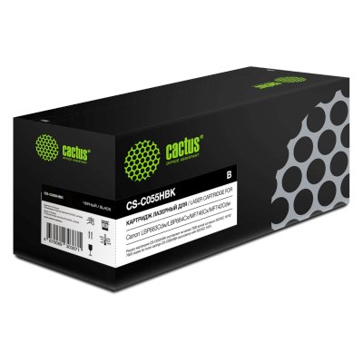 картридж Cactus CS-C055HBK