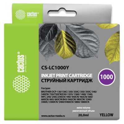 картридж Cactus CS-LC1000Y