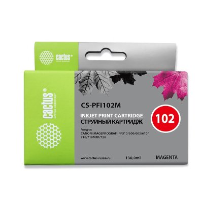 Картридж Cactus CS-PFI102M