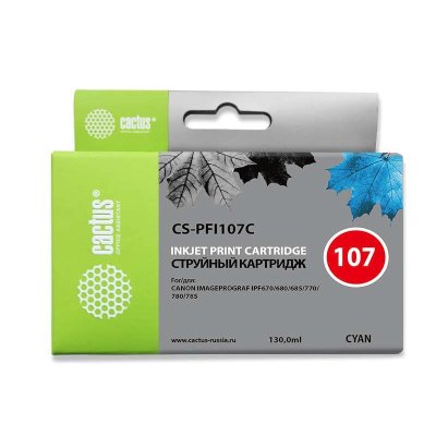 Картридж Cactus CS-PFI107C