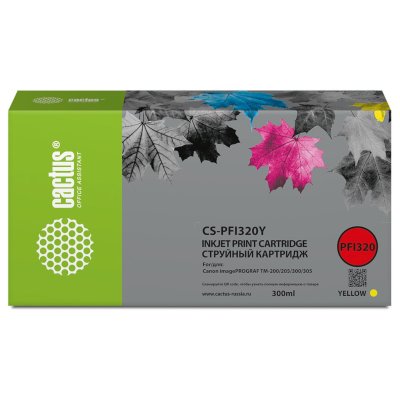 Картридж Cactus CS-PFI320Y