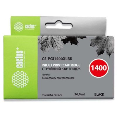 Картридж Cactus CS-PGI1400XLBK