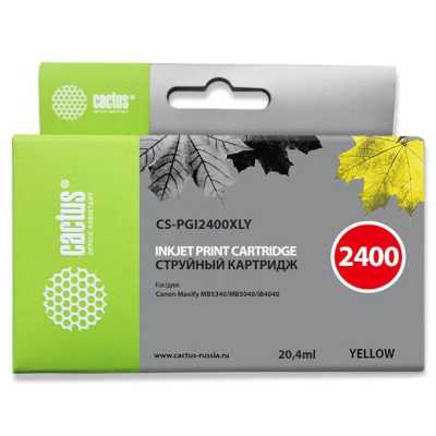 картридж Cactus CS-PGI2400XLY