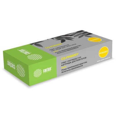 Картридж Cactus CS-PH6600Y