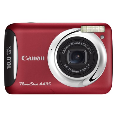 фотоаппарат Canon PowerShot A495 IS Red