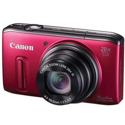фотоаппарат Canon PowerShot SX260 HS Red