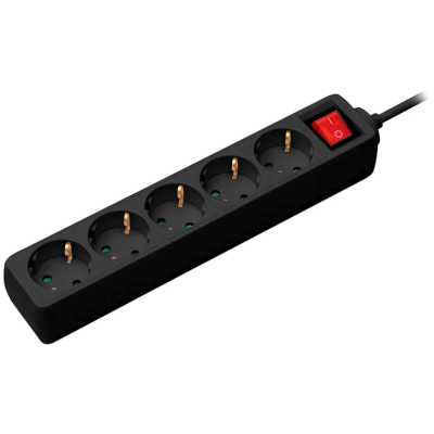 Сетевой фильтр CBR CSF SP-5-018M-B Black