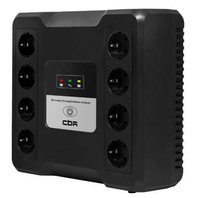 ИБП CBR Crystal CTL-600B-8F-LDK